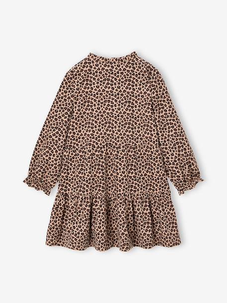 Robe fille manches longues camel - vertbaudet enfant 