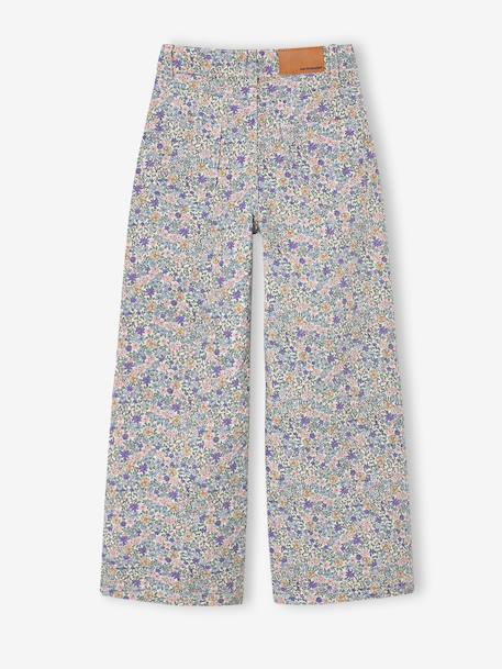 Pantalon large fille lilas - vertbaudet enfant 