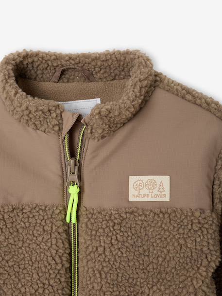 Babyvest met rits taupe - vertbaudet enfant 