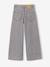 Jean large fille bleu moyen+denim gris - vertbaudet enfant 