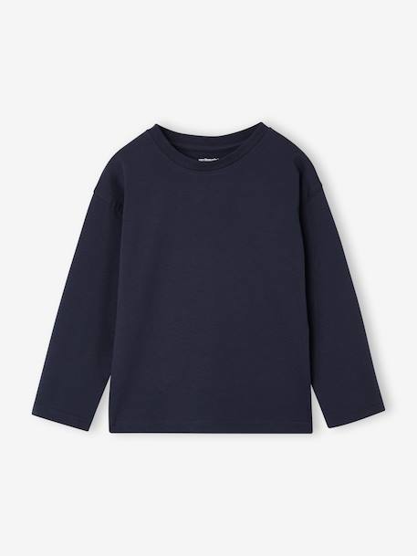 Set van 3 jongensshirts met lange mouwen groen+koningsblauw - vertbaudet enfant 