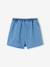 Geplooide denim skort voor meisjes middenblauw - vertbaudet enfant 