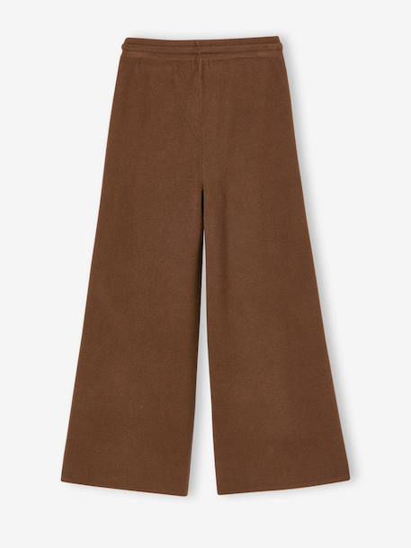 Pantalon large fille chocolat - vertbaudet enfant 