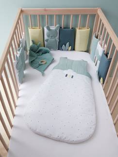Linge de maison et décoration-Linge de lit bébé-Tour de lit-Tour de lit / tour de parc pare-chocs MENTHE A L'EAU