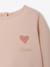 T-shirt manches longues bébé fille bleu grisé+rose pâle - vertbaudet enfant 