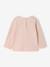 T-shirt manches longues bébé fille bleu grisé+rose pâle - vertbaudet enfant 