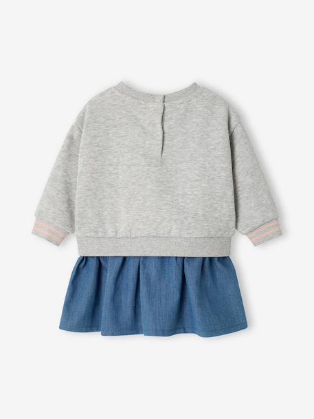 Babyjurk met lange mouwen stone - vertbaudet enfant 
