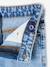 Rechte jeans voor jongens ongewassen denim+stone - vertbaudet enfant 