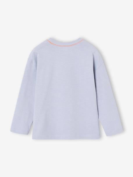 T-shirt met lange mouwen jongen lichtblauw - vertbaudet enfant 