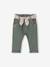 Paperbag broek babymeisje VERT MOYEN UNI - vertbaudet enfant 