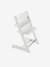 Hoge stoel Tripp Trapp STOKKE BLEACHED+donkerbruin+ecru+grijs+groen+NATUURLIJK+ONWEER GRIJS+WIT+zachtpaars+ZWART - vertbaudet enfant 