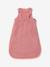 Baby trappelzak  fluweel / velours  rib beige+oudroze - vertbaudet enfant 