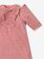 Baby trappelzak  fluweel / velours  rib beige+oudroze - vertbaudet enfant 