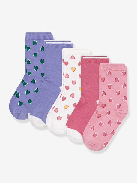 Set van 5 PETIT BATEAU babysokken meerkleurig - vertbaudet enfant 