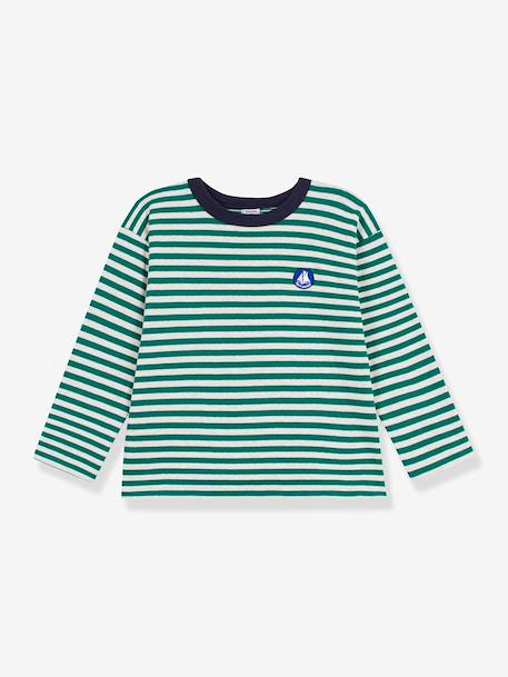 Gestreept PB-T-shirt marineblauw - vertbaudet enfant 