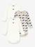 Lot de 3 bodies manches longues blanc - vertbaudet enfant 