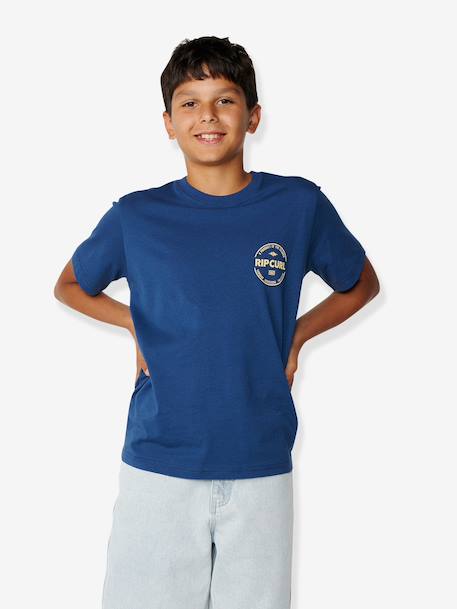 T-shirt Staple RIP CURL blauw+kaki - vertbaudet enfant 