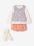 Ensemble 4 pièces bébé fille abricot - vertbaudet enfant 