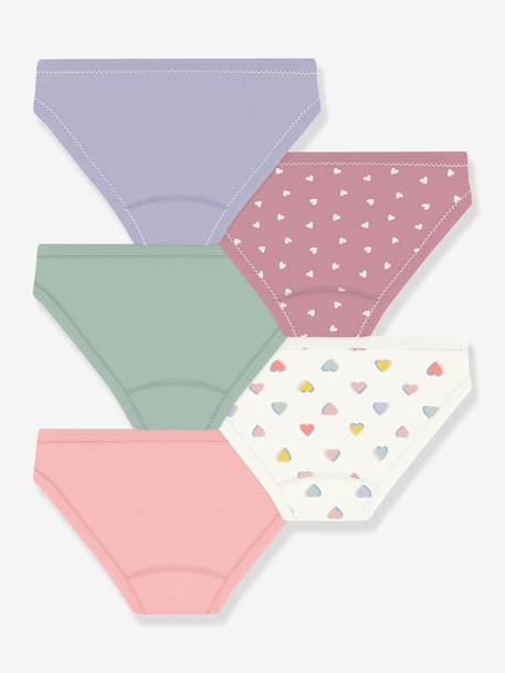 Set van 5 slips PETIT BATEAU meerkleurig - vertbaudet enfant 