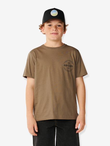 T-shirt Staple bleu+kaki - vertbaudet enfant 