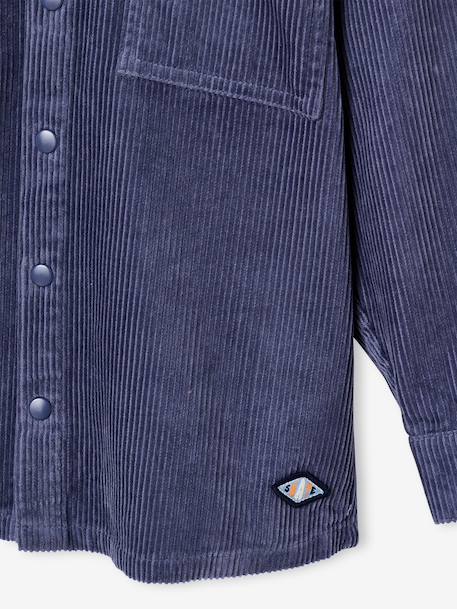 Chemise à capuche garçon bleu foncé - vertbaudet enfant 