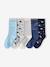 Lot de 5 chaussettes garçon bleu - vertbaudet enfant 