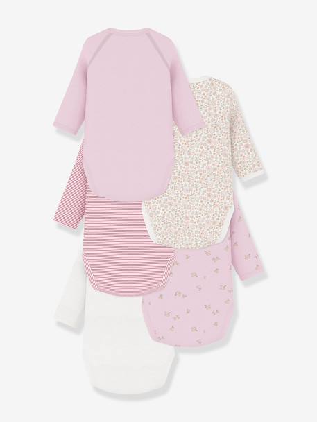 Set van 5 overslagrompers rozen - vertbaudet enfant 