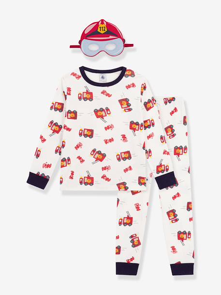 Pyjama avec masque blanc - vertbaudet enfant 