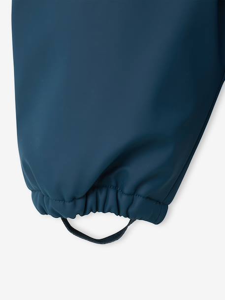 Manteau et pantalon de pluie bébé bleu nuit+caramel - vertbaudet enfant 