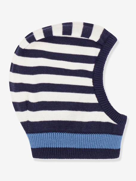 Cagoule bébé rayée marine - vertbaudet enfant 