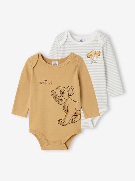 Lot de 2 bodies bébé garçon Le Roi Lion  - vertbaudet enfant