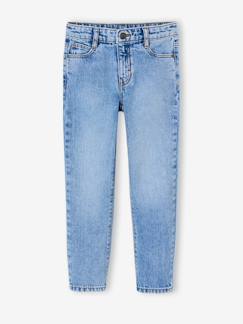 Jongens-Broek-Rechte jongensjeans, smalle pasvorm