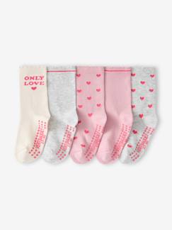Fille-Sous-vêtement-Chaussettes-Lot de 5 chaussettes fille