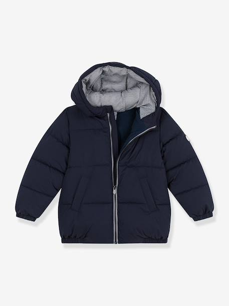 Gewatteerde kinderjas PETIT BATEAU marineblauw - vertbaudet enfant 