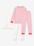 Set van 2 kinderpyjama's PETIT BATEAU rozen - vertbaudet enfant 
