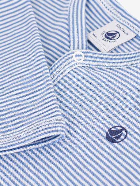 Pyjama bébé rayures milleraies bleu - vertbaudet enfant 