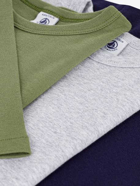 Set van 3 PB-shirts met lange mouwen meerkleurig - vertbaudet enfant 