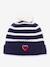 Bonnet bébé à rayures marine - vertbaudet enfant 