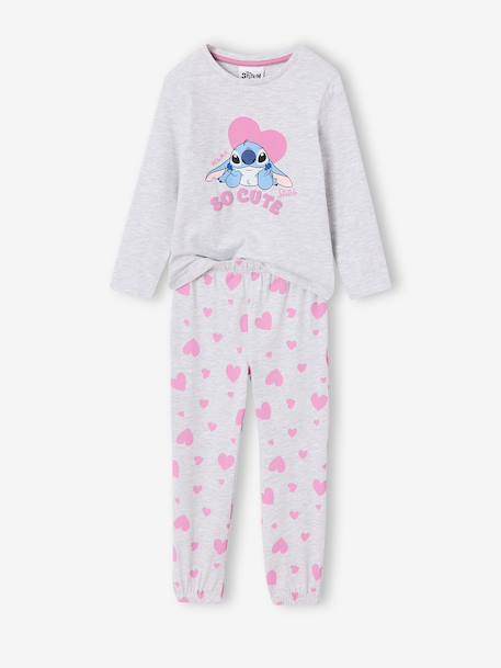 Pyjama Lilo et Stitch fille gris chiné - vertbaudet enfant 