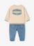 Babyset sweatshirt en jeans vanille - vertbaudet enfant 