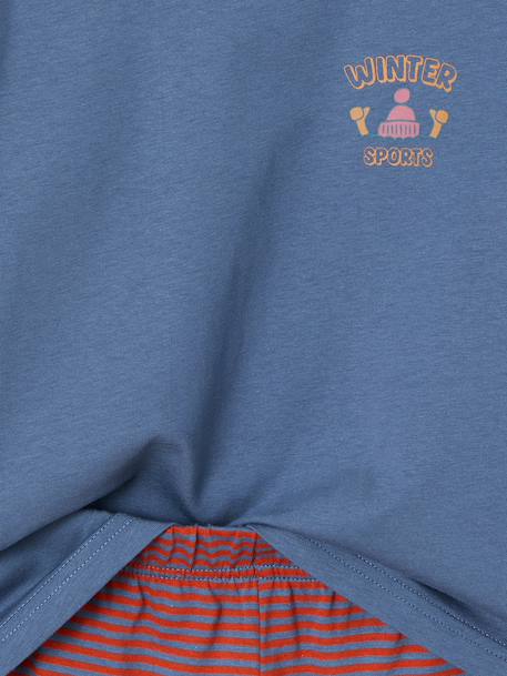 Lot de 2 pyjamas garçon bleu jean - vertbaudet enfant 