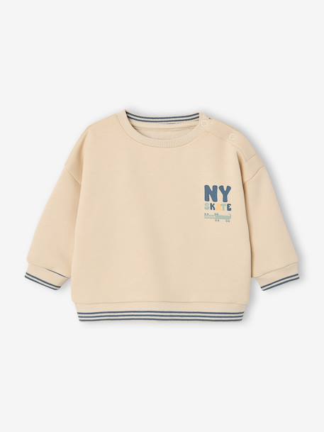 Babyset sweatshirt en jeans vanille - vertbaudet enfant 