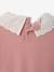 Pull bébé fille manches longues mauve+moka - vertbaudet enfant 