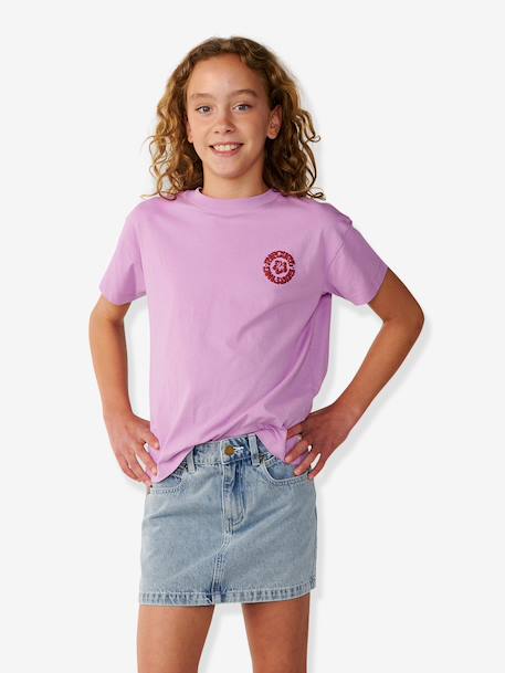 Fille-T-shirt, sous-pull-T-shirt-T-shirt Surf Puff