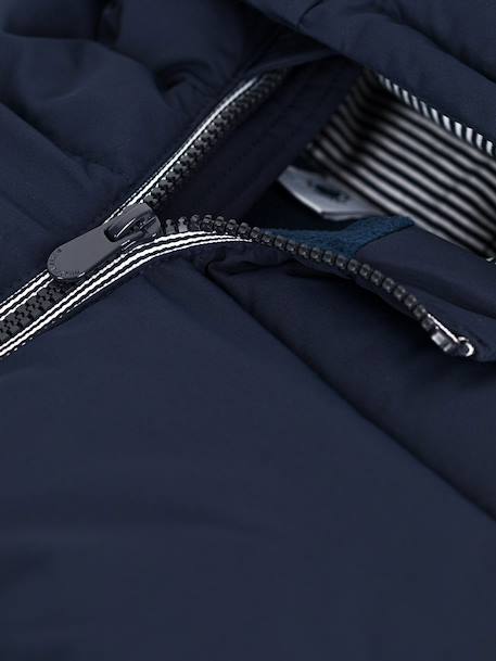 Gewatteerde kinderjas PETIT BATEAU marineblauw - vertbaudet enfant 