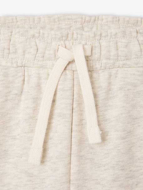 Joggingbroek jongen gemêleerd wit - vertbaudet enfant 