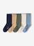 Set van 5 paar jongenssokken Basics beige+olijf - vertbaudet enfant 