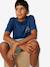T-shirt Staple bleu+kaki - vertbaudet enfant 