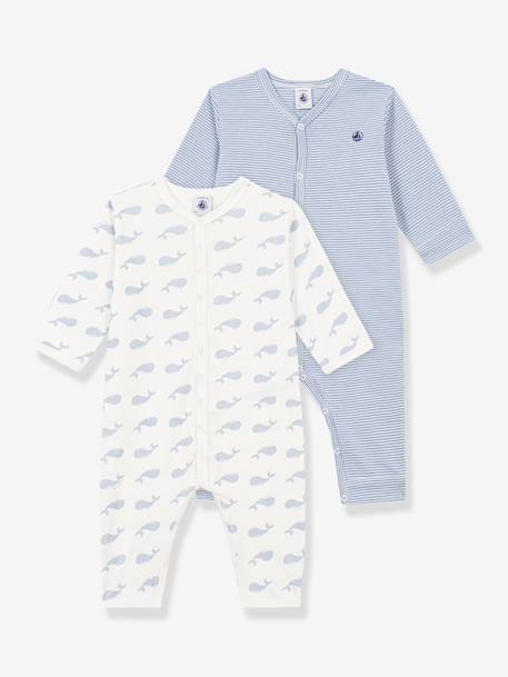 Set van 2 babyrompertjes lichtgroen - vertbaudet enfant 
