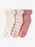 Lot de 3 soquettes bébé fille écru - vertbaudet enfant 